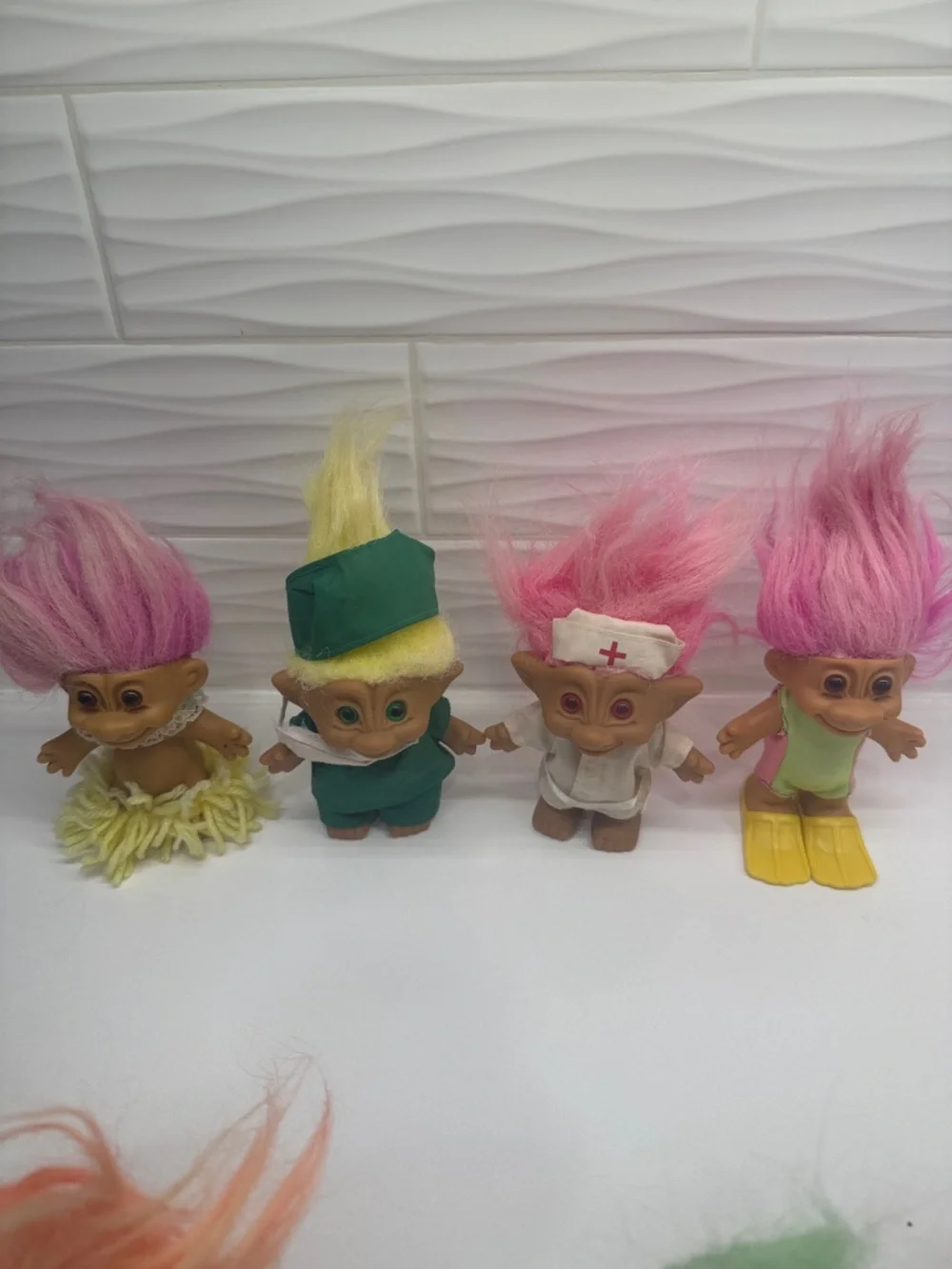 Vintage Troll Doll Collection – 13 Colorful Trolls Retro Collectibles